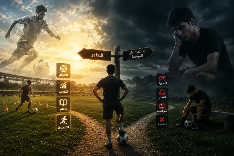 هل كرة القدم موهبة أم مهارة؟