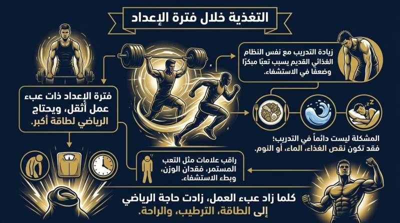 التغذية في فترة الإعداد قبل الموسم