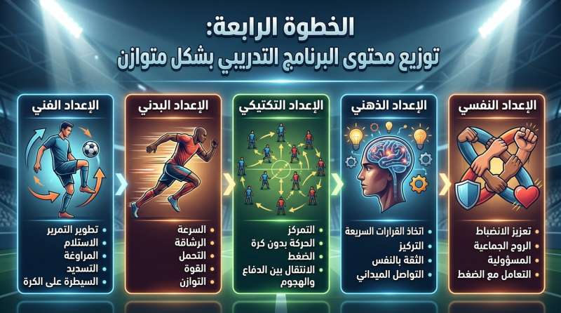 كيفية إعداد برنامج تدريبي لكرة القدم
